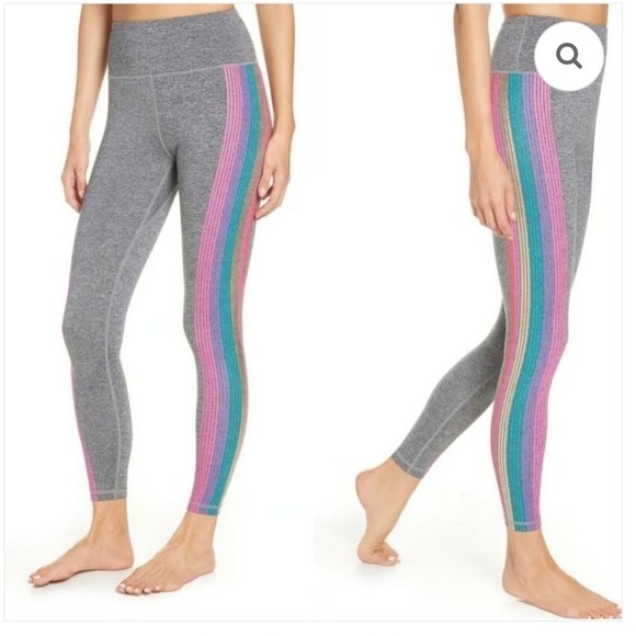 NWOT Spiritual Gangster Women's Grey Essential Leggings Rainbow Size XS - Picture 15 of 15